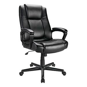 Hurston Bonded Leather High-Back Executive Office Chair